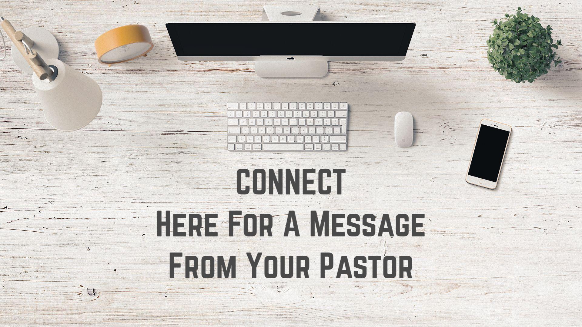 message from pastor